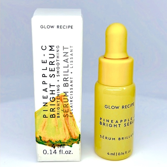 GLOW RECIPE Pineapple Bright C Serum Mini Travel Size Dark Spots Uneven SkinTone - Picture 4 of 12